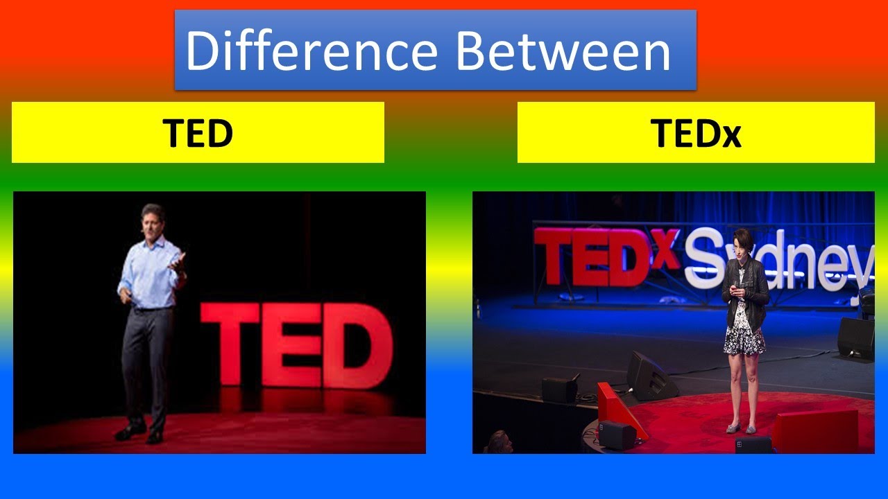 Difference Between TED and TEDx
