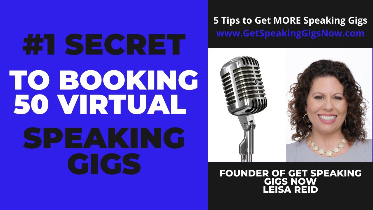 #1 Secret to Booking 50 Virtual Speaking Gigs