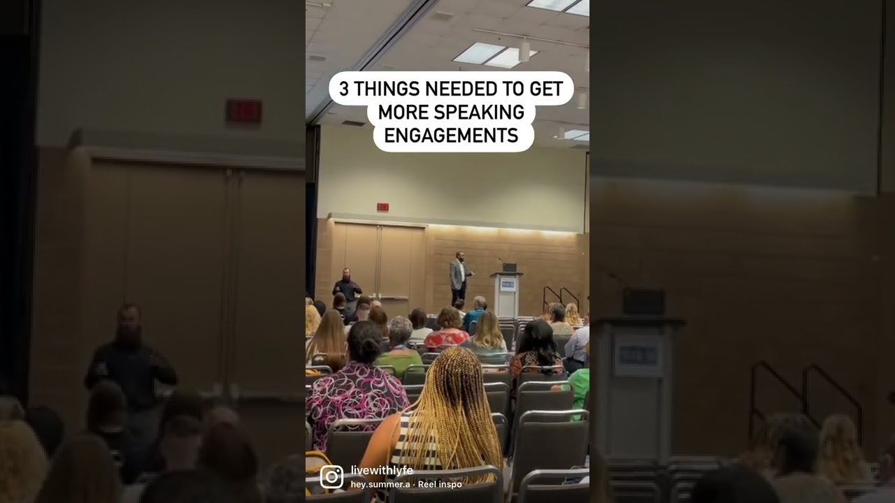 3 Things to Get More Speaking Engagements