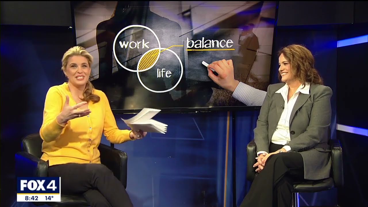 Carol Enneking on Fox 4 KDFW Good Day - The Rebalancing Act gives work-life balance tips