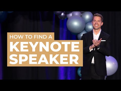 How to Find & Hire a Keynote Speaker