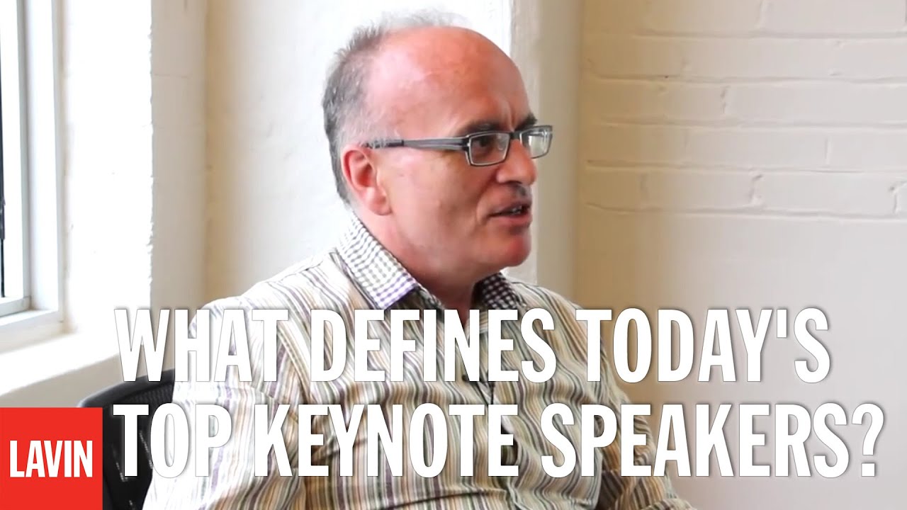 What Defines Today's Top Keynote Speakers?
