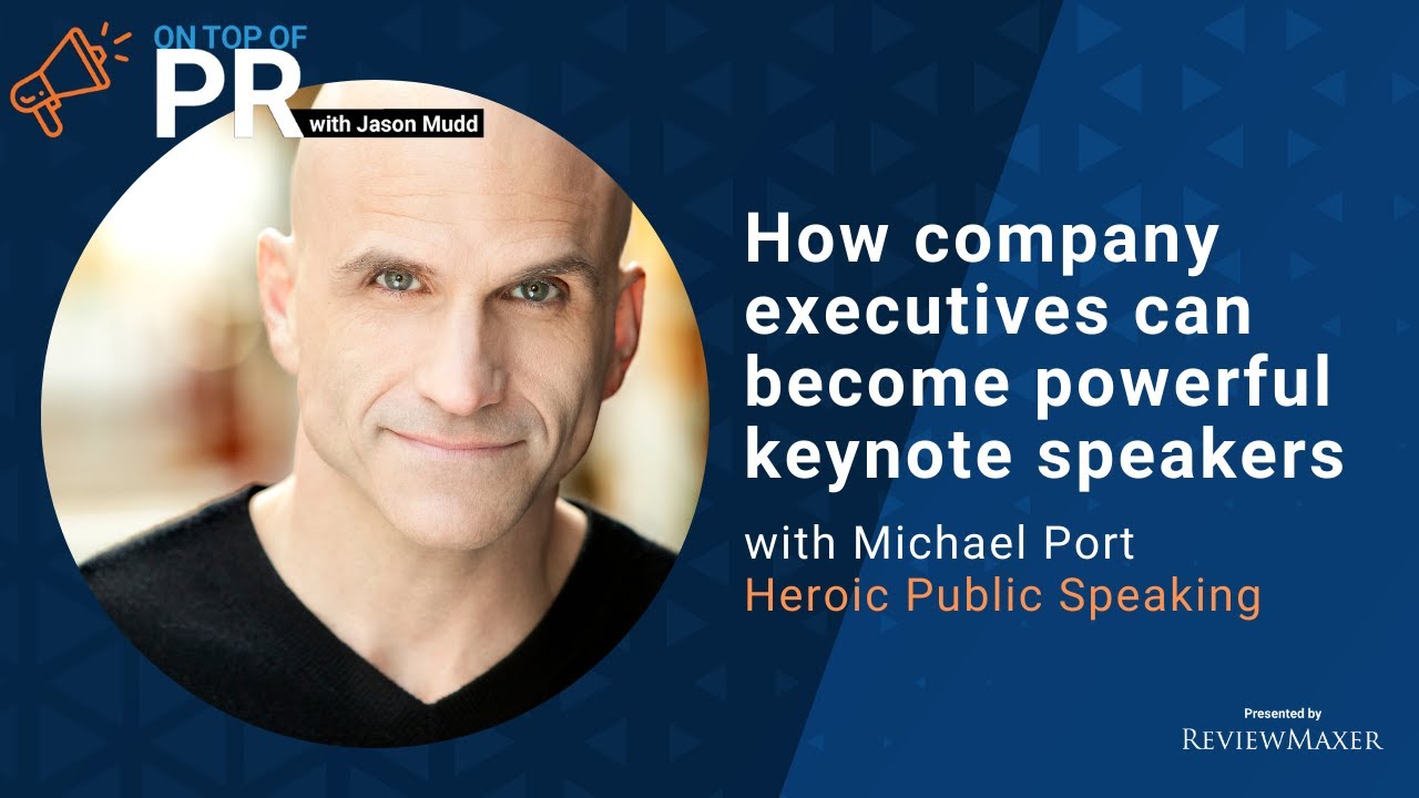 How company executives can become powerful keynote speakers with Michael Port