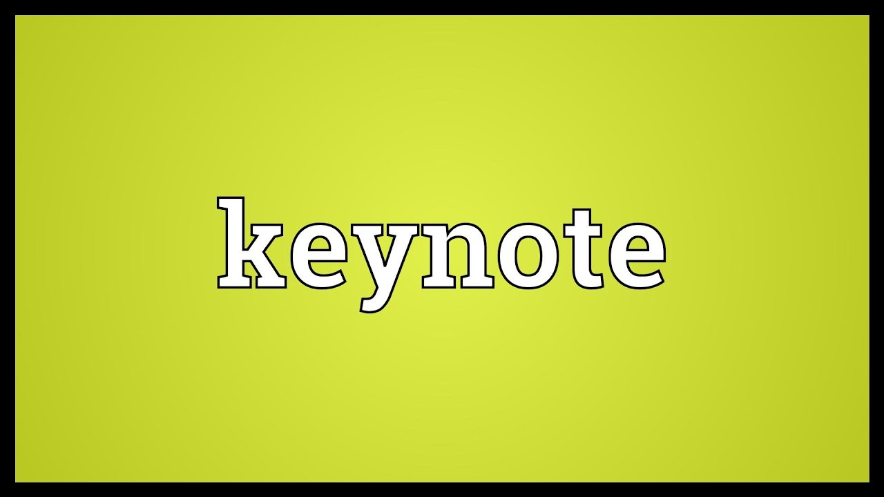 Keynote Meaning