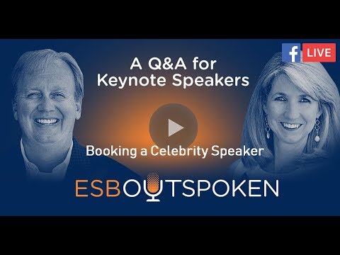 #ESBOutspoken 9 | Booking a Celebrity Speaker
