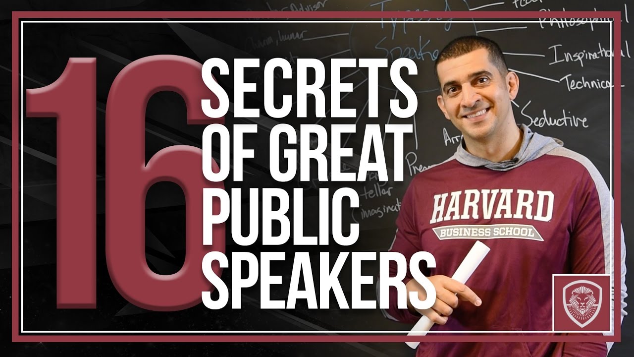 How to Be a Great Public Speaker