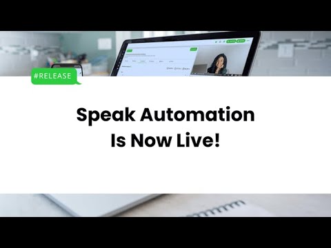 Introducing Speak Automation
