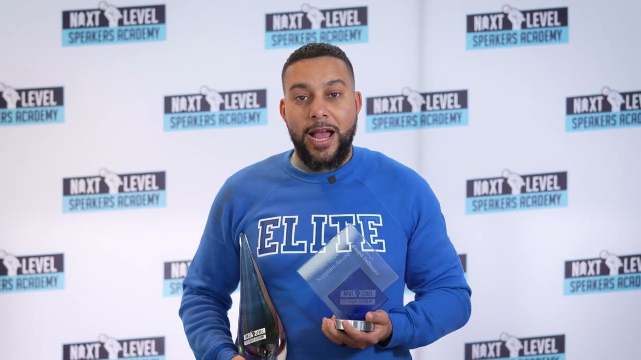 Edward DeShazer WINS SAPPHIRE AWARD | #1 Professional Speaker Training Program | NLSA