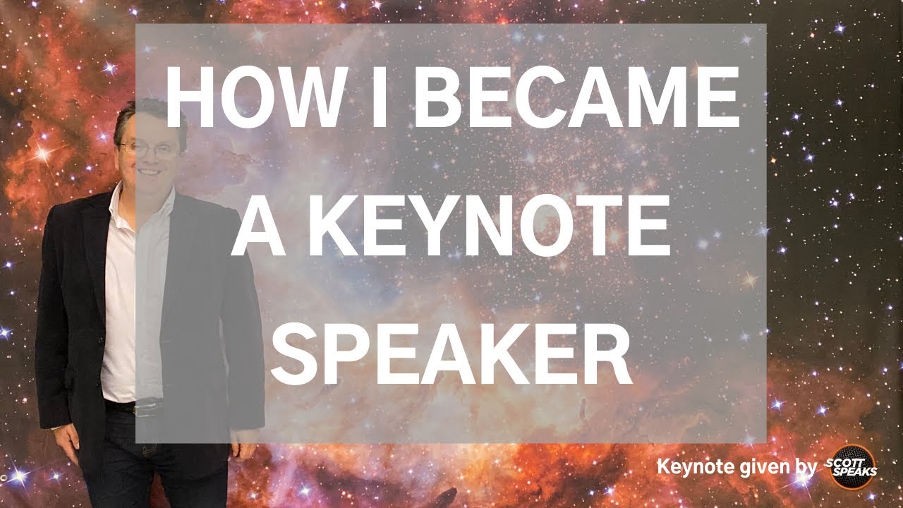 The story of how I became a keynote speaker (agency)