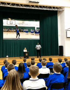 sports speakers for schools